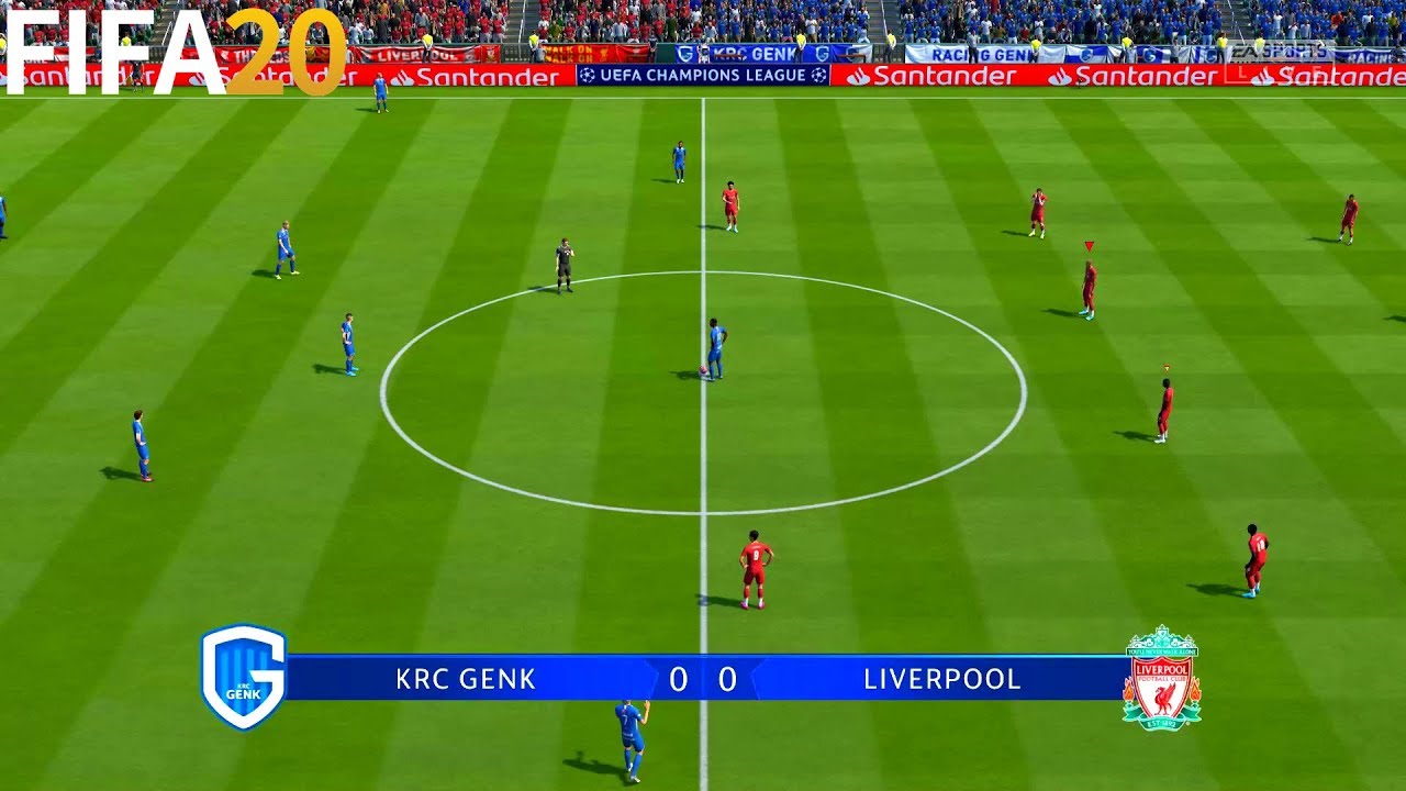 Genk vs Liverpool - UEFA Champions League UCL Gameplay | FIFA 20