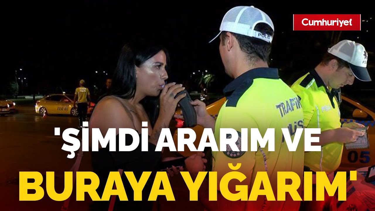 Ehliyetsiz yakalanan sürücüden hem polise hem basına tehdit! 'Mehmet abiyi tanıyor musunuz?'