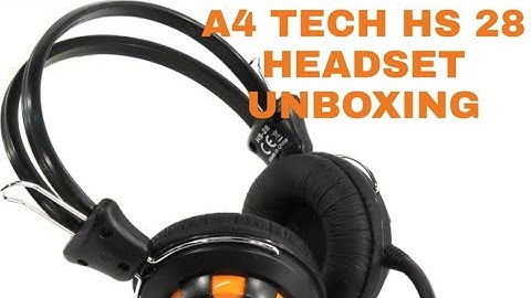 A4TECH HEADSET HS28 UNBOXING |TOP TECHS|