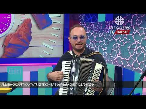 ALESSIO COLAUTTI CANTA TRIESTE CON LA SUA FISARMONICA | 22/06/2024