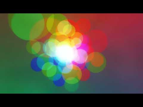Flowing Rotating Dots Bright Multicolored Expanding Orbs Animated Background Loop 1080p