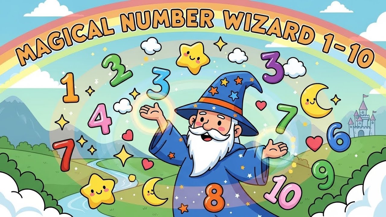 Magical Number Wizard 1–10 | Learn Counting with Magic | Fun ...
