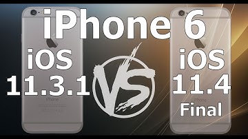 Speed Test : iPhone 6 : iOS 11.4 Final vs iOS 11.3.1 Build 15F79