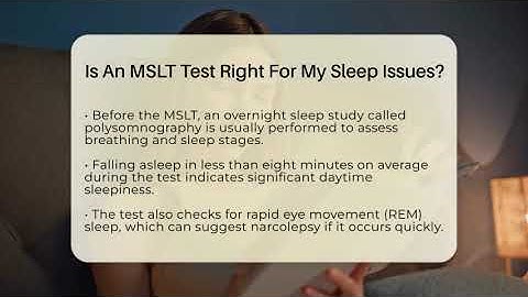 Is An MSLT Test Right For My Sleep Issues? - Sleep Apnea Support Network