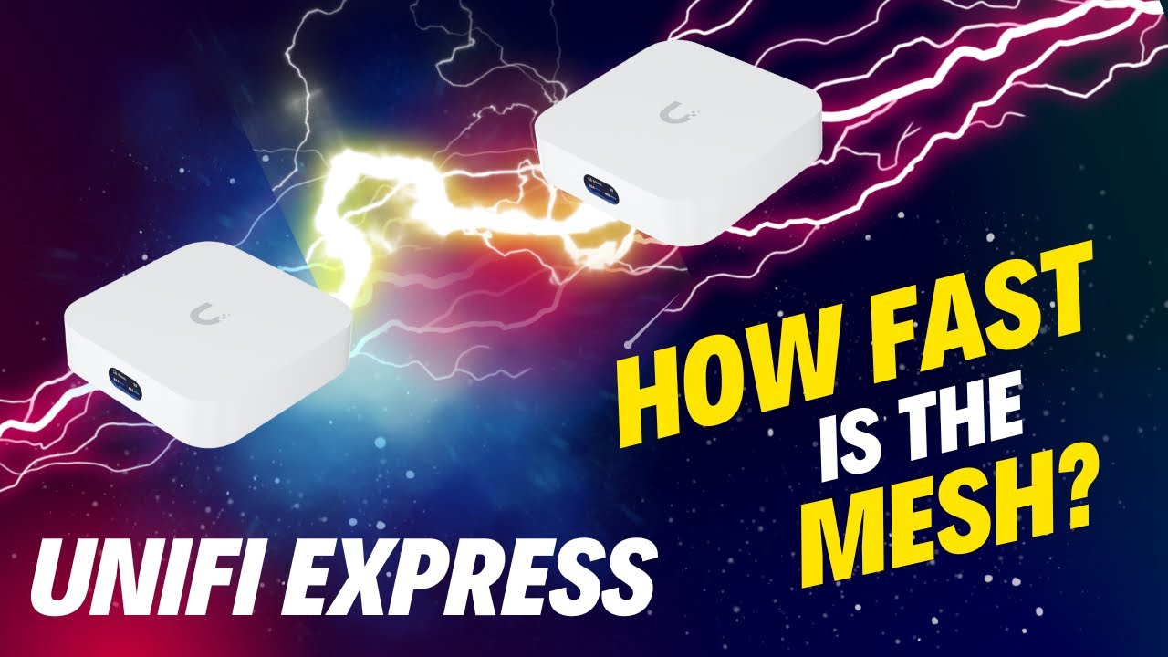 UniFi Express - How fast is it when it's meshed?? 