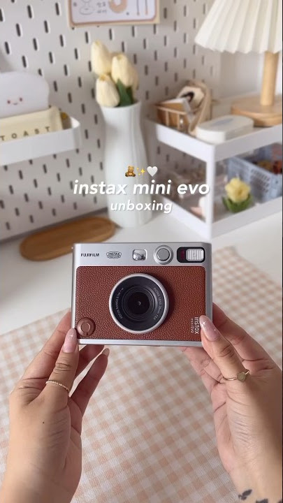 my new instax mini evo unboxing 🧸 #instax #fujifilm #camera