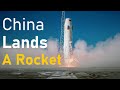 This chinese startup just landed a rocket vertically