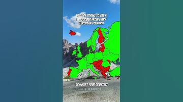Day 7 of trying to get a subscriber from every European country #shorts #fyp #mapping #mapper #viral
