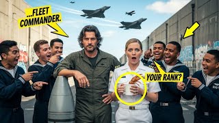 The SEAL Admiral Asked His Rank as a Joke—Then Collapsed When the Single Dad Said ‘Fleet Commander’