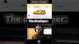 When Designer Meets Developer 💀💻#coding #shorts #funny #memes @LearnComputerWithRCS
