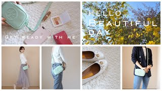 春のお気に入りを詰め込んで支度しよう！【GRWM】