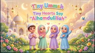Tiny Hearts Say 'Alhamdulillah' | English | Islamic Kids Song | Islamic Kids Lullaby | Tiny Ummah.