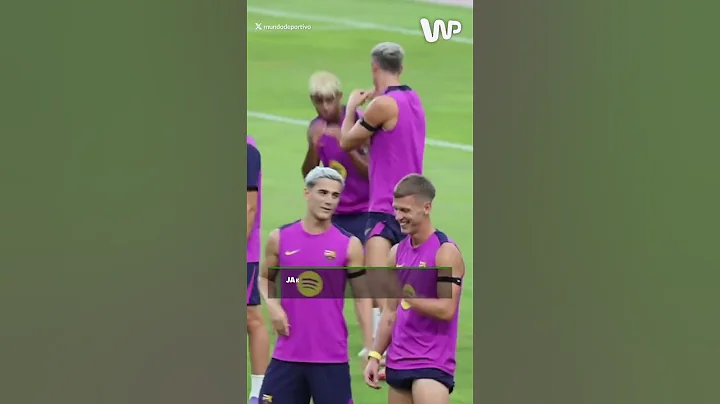 Lewandowski starł się z Lamine Yamalem. Piłkarze FC Barcelony w Azji #lewandowski #barcelona #yamal