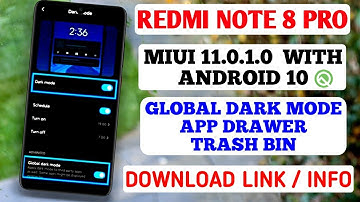 REDMI NOTE 8 PRO WITH ANDROID 10 UPDATE ROLLING OUT, MIUI 11.0.1.0 WITH ANDROID 10 REDMI NOTE 8 PRO
