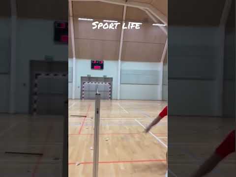The perfect cross court net shot ? #badminton #pvsindhu #trickshots #sportlife #lindan #shorts