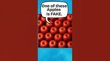 Only 2% Can Spot the Fake Apple 🍎 #brainteaser #mindbendingquiz #riddlejourney