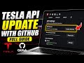 How to update Tesla API settings with GitHub projects for monitoring - Full Guide