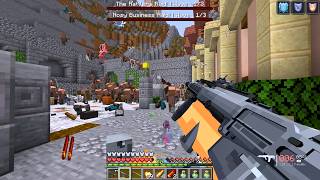 MY CASTLE GETS RAIDED BUT MY ARMY HELPS ME DEFEND IT IN MINECRFT