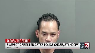 Traffic stop on stolen vehicle leads to pursuit, standoff in Marion Friday evening