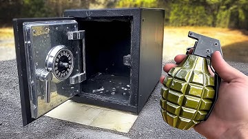 EXPERIMENT : Thief Trying To Open a Safe Without a Key | Thief vs Safe