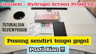 TUTORIAL AND HOW TO INSTALL HYDROGEL ANTI-SCRATCH - REVIEW BRAND GENNEXT TYPE CLEAR