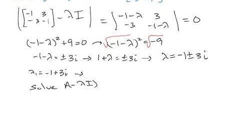 complex eigenvalues pt1
