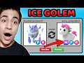 İCE GOLEM TRADE YAPTIM !? Çocuk Legendary Pet Verdi !! ( Roblox Adopt Me )