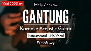 Gantung (Karaoke Akustik) - Melly Goeslaw (HQ Backing Track)