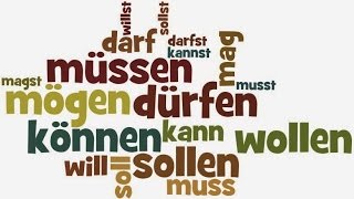 KÖNNEN или DÜRFEN, WOLLEN или MÖCHTEN, SOLLEN или MÜSSEN, модальные глаголы, значения.