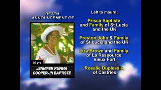 Jennifer Rufina Cooper Jn  Baptiste long