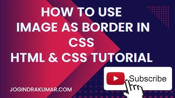 HOW TO USE IMAGE AS CSS BORDER IN HTML AND CSS #html #css #border #image #new