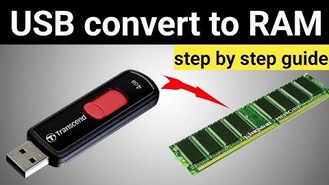 USE PEN DRIVE AS RAM | how to covert flash drive into ram