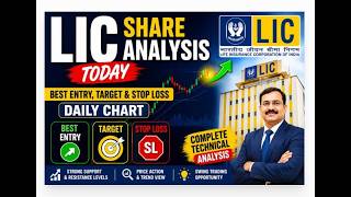 📈 LIC India Share Analysis | Strong Support & Resistance Levels | Daily Chart