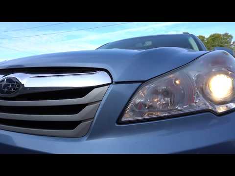 2010 - 2014 Subaru Outback Parking Lights, High Beam & Front Turn Signal Bulb Replacement