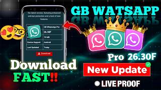 GB WhatsApp Ki New Update 26.30F | GB WhatsApp Ki New Update V26.30F | Login GB whatsapp | Whatsapp