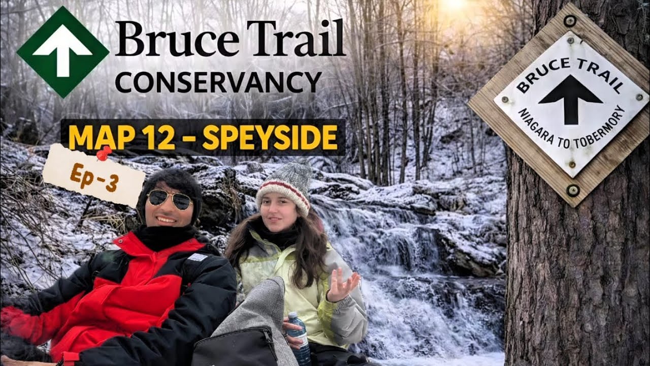 Bruce Trail Map 12 (Speyside) Winter Hike | Obby Trail | Episode 3