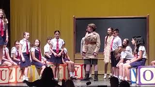 Tech rehearsal Matilda Jr 2023
