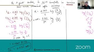 Chemical Kinetics - Arrhenius theory-Chemistry- Session 182