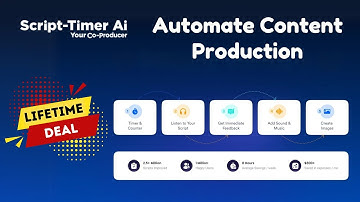 Script Timer AI Lifetime Deal - Automate your content production using AI