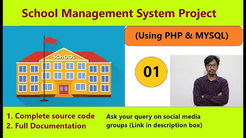 School Management System Project in PHP and MYSQL in Hindi (Part-01) | CSEtutorials