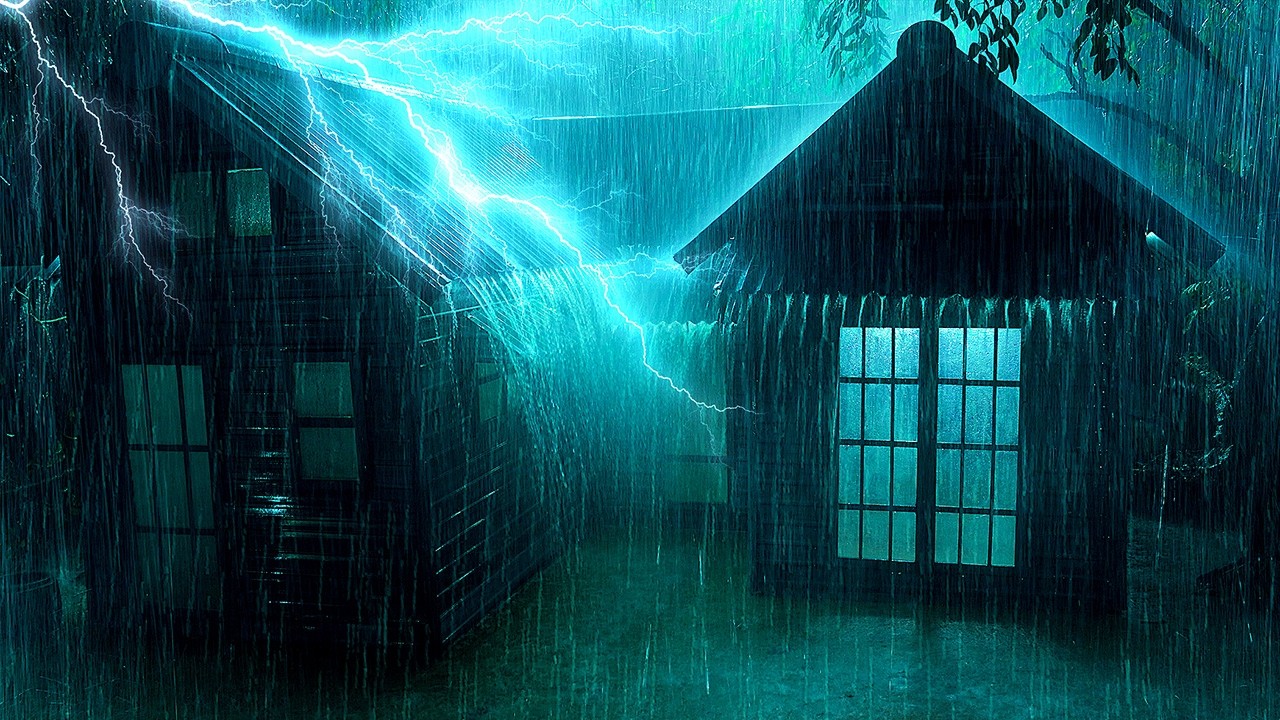 Música da Natureza: Chuva no Telhado de Zinco e Trovoadas para Meditação e Sono