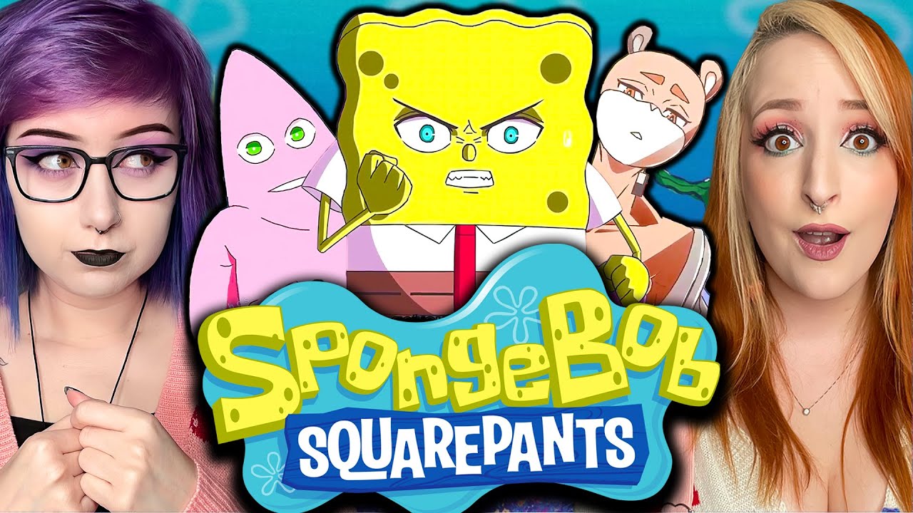 Suponjibobu Anime Ep #1 | Girls React