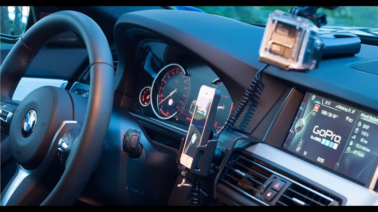 BMW Connected drive with GoPro app camera integration - YouTube