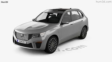 Generic SUV 2022 3D model by 3DModels.org