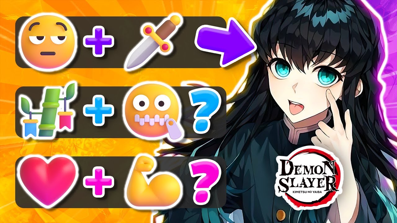 DEMON SLAYER EMOJI QUIZ 👹⚔️ Guess the character by emojis