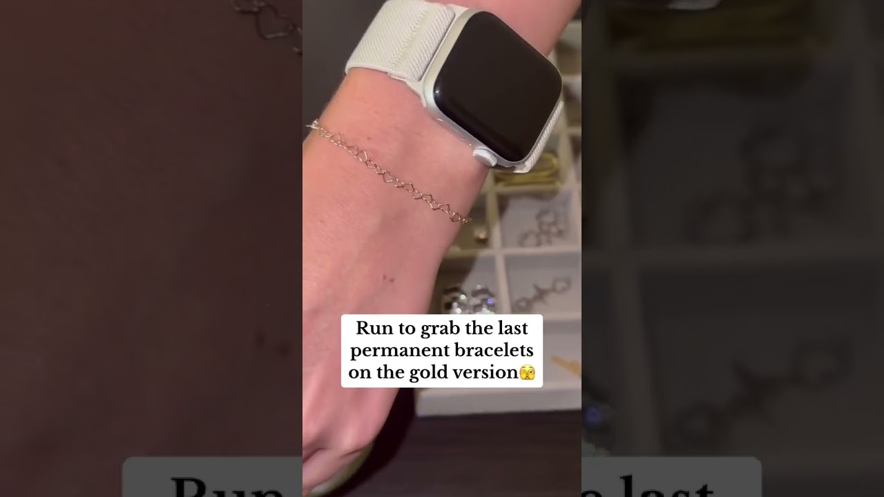 Silver is already out of stock 🤯 But you can find the gold version of this limited collection 😍❤️