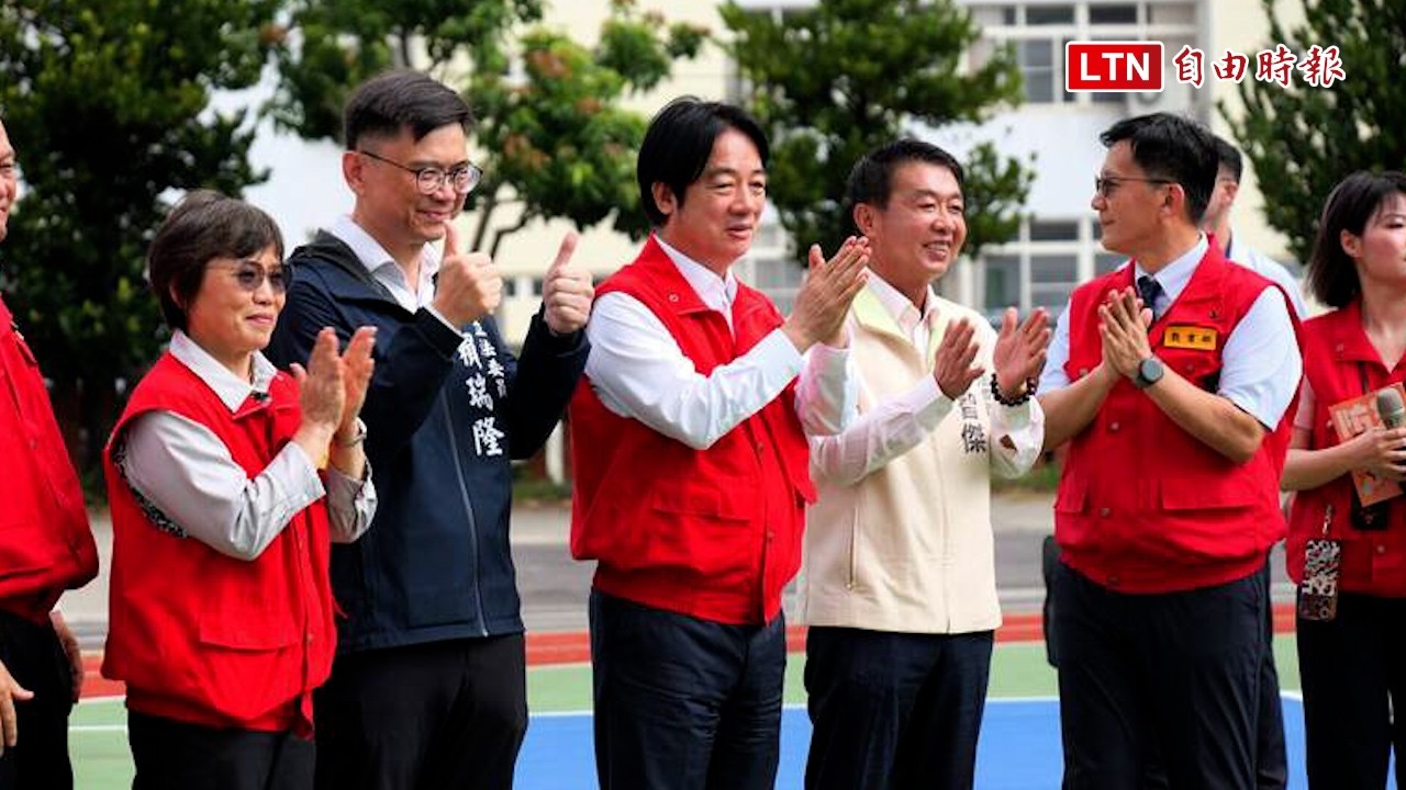 921防災日!賴清德視察高雄特殊學校避難疏散 應允興建輸送坡道 921防災日!賴清德視察高雄特殊學校避難疏散 應允興建輸送坡道