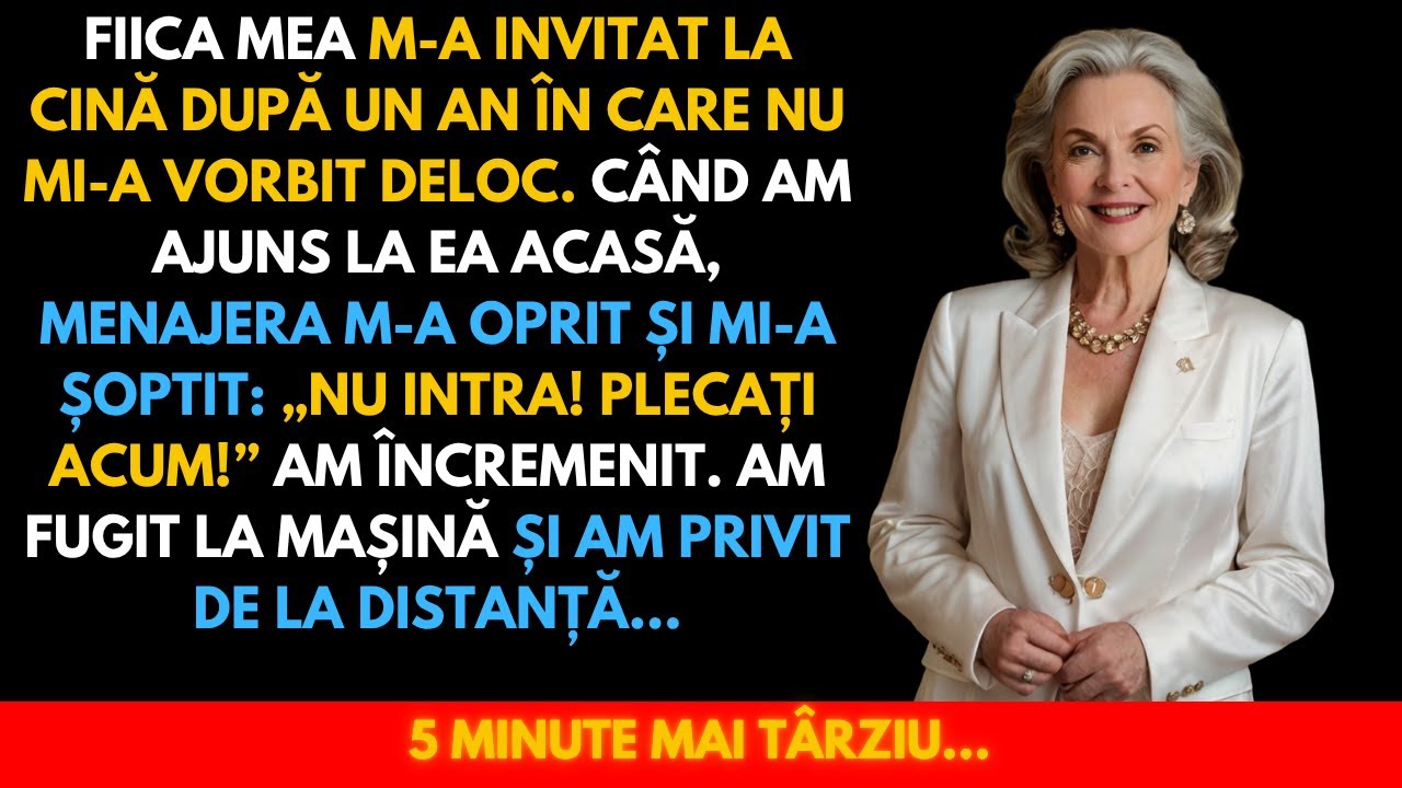 „Nu intrați, plecați acum!” a strigat menajera. Am fugit — iar cinci minute mai târziu…
