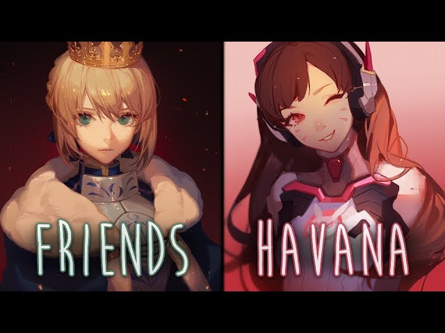 Nightcore - Havana x Friends (Switching Vocals)