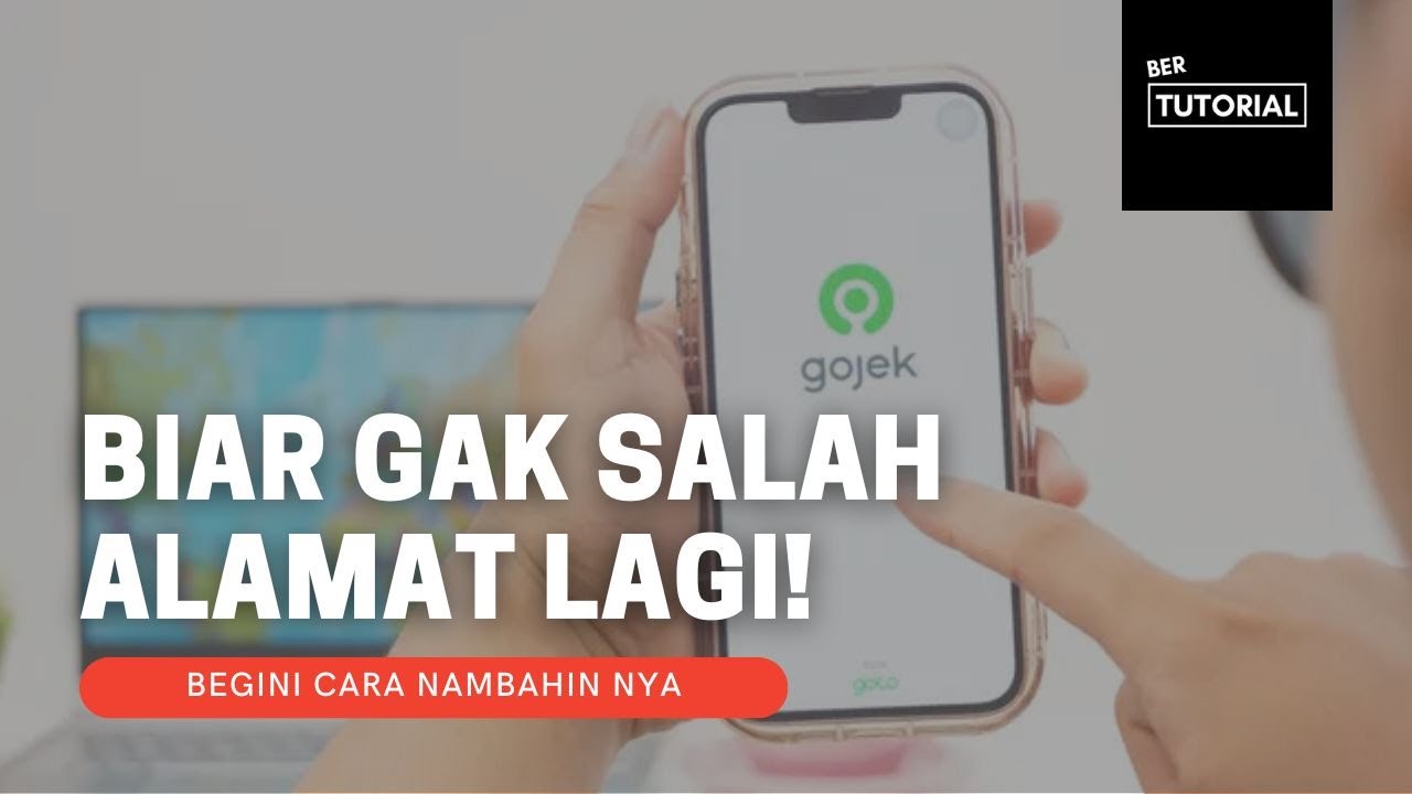 Menambahkan alamat tersimpan di aplikasi Gojek